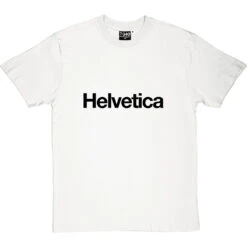 Helvetica T-Shirt -ThinkWear Collective Sales helvetica tshirt 1 whitetshirt