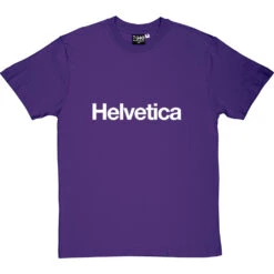 Helvetica T-Shirt -ThinkWear Collective Sales helvetica tshirt 2 purpletshirt