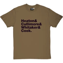 Housemartins Line-Up T-Shirt -ThinkWear Collective Sales housemartins line up tshirt 1 olivetshirt