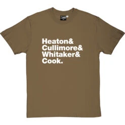 Housemartins Line-Up T-Shirt -ThinkWear Collective Sales housemartins line up tshirt 2 olivetshirt