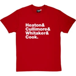 Housemartins Line-Up T-Shirt -ThinkWear Collective Sales housemartins line up tshirt 2 redtshirt