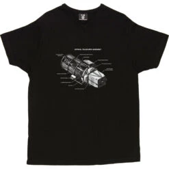 Hubble Telescope Diagram T-Shirt