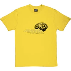 The Human Brain Is Amazing T-Shirt 35 The Human Brain Is Amazing T-Shirt -ThinkWear Collective Sales human brain tshirt 1 yellowtshirt