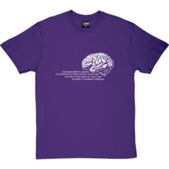 The Human Brain Is Amazing T-Shirt 27 The Human Brain Is Amazing T-Shirt -ThinkWear Collective Sales human brain tshirt 2 purpletshirt
