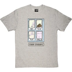 Human Geography T-Shirt -ThinkWear Collective Sales human geography tshirt 1 lightoxfordtshirt