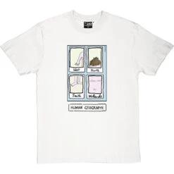 Human Geography T-Shirt -ThinkWear Collective Sales human geography tshirt 1 whitetshirt