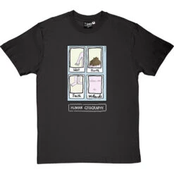 Human Geography T-Shirt -ThinkWear Collective Sales human geography tshirt 2 charcoaltshirt