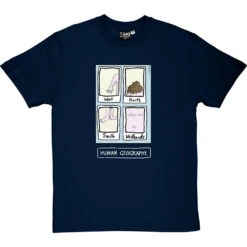 Human Geography T-Shirt -ThinkWear Collective Sales human geography tshirt 2 navybluetshirt