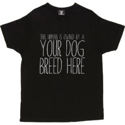 This Human Is Owned By A T-Shirt -ThinkWear Collective Sales human owned tshirt black mens v neck tshirt