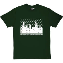 On A Humdrum Town T-Shirt -ThinkWear Collective Sales humdrum town tshirt 2 bottlegreentshirt