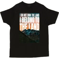 I Do Not Own The Land T-Shirt -ThinkWear Collective Sales i belong to the land tshirt black mens v neck tshirt