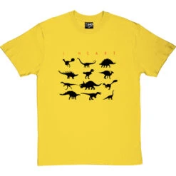 I Heart Dinosaurs T-Shirt -ThinkWear Collective Sales i heart dino tshirt 1 yellowtshirt