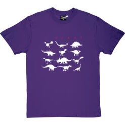 I Heart Dinosaurs T-Shirt -ThinkWear Collective Sales i heart dino tshirt 2 purpletshirt