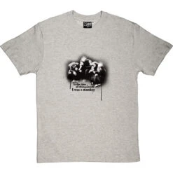 In The Time Of Chimpanzees I Was A Monkey T-Shirt -ThinkWear Collective Sales i was a monkey tshirt lightoxfordtshirt