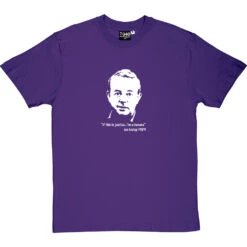 Ian Hislop T-Shirt -ThinkWear Collective Sales ianhislop purpletshirt