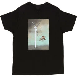 Icarus Wind Farm T-Shirt -ThinkWear Collective Sales icarus wind farm tshirt black mens v neck tshirt