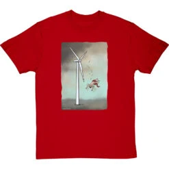 Icarus Wind Farm T-Shirt -ThinkWear Collective Sales icarus wind farm tshirt redtshirt