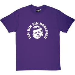 Ich Bin Ein Berliner T-Shirt -ThinkWear Collective Sales ichbineinberliner purpletshirt