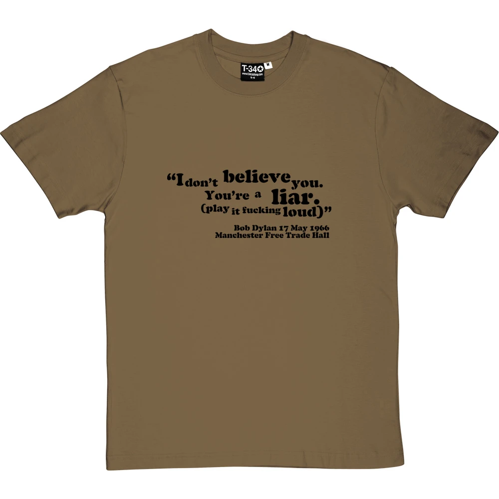 Bob Dylan "I Don't Believe You" T-Shirt 1 Bob Dylan "I Don't Believe You" T-Shirt