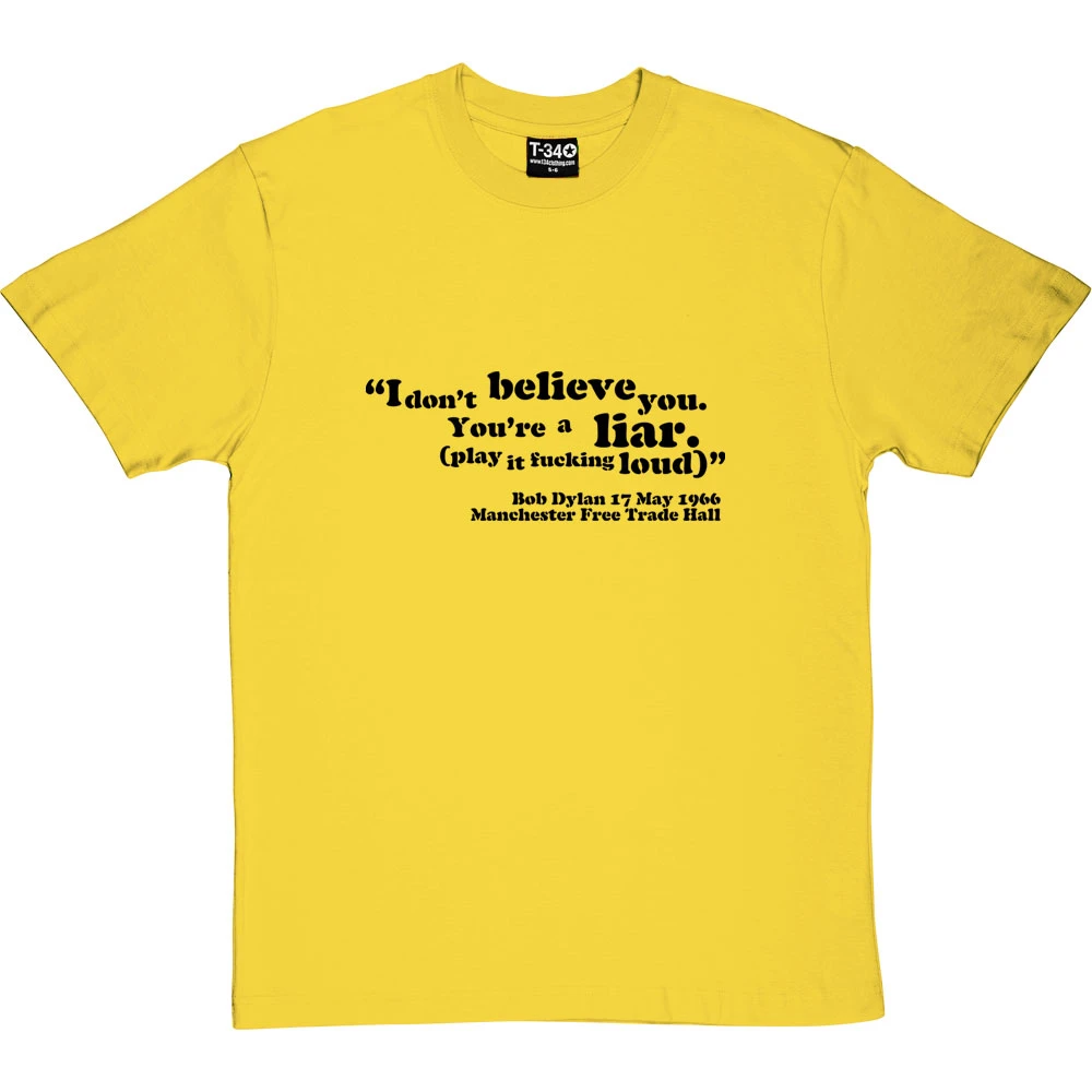 Bob Dylan "I Don't Believe You" T-Shirt 17 Bob Dylan "I Don't Believe You" T-Shirt - Image 17