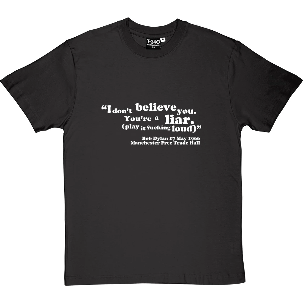 Bob Dylan "I Don't Believe You" T-Shirt 5 Bob Dylan "I Don't Believe You" T-Shirt - Image 5