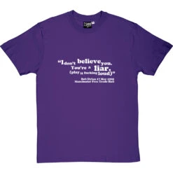 Bob Dylan "I Don't Believe You" T-Shirt 35 Bob Dylan "I Don't Believe You" T-Shirt -ThinkWear Collective Sales idontbelieveyou 2 purpletshirt
