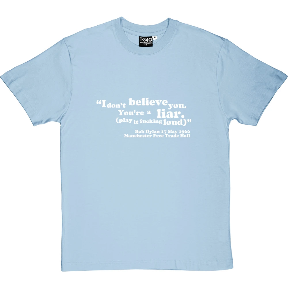 Bob Dylan "I Don't Believe You" T-Shirt 6 Bob Dylan "I Don't Believe You" T-Shirt - Image 6