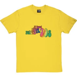 If Found Please Return To The 70s T-Shirt -ThinkWear Collective Sales if found please return to 70s tshirt yellowtshirt