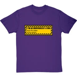 If You Are Inconvenienced By A Strike Blame The Bosses, Not The Workers T-Shirt -ThinkWear Collective Sales if you are inconvenienced by a strike tshirt purpletshirt