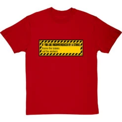 If You Are Inconvenienced By A Strike Blame The Bosses, Not The Workers T-Shirt -ThinkWear Collective Sales if you are inconvenienced by a strike tshirt redtshirt