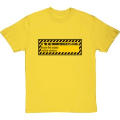 If You Are Inconvenienced By A Strike Blame The Bosses, Not The Workers T-Shirt -ThinkWear Collective Sales if you are inconvenienced by a strike tshirt yellowtshirt