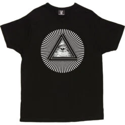 Illuminati T-Shirt -ThinkWear Collective Sales illuminati tshirt black mens v neck tshirt