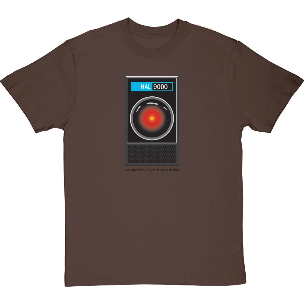 HAL9000: "I'm Sorry Dave" T Shirt T-Shirt 7 HAL9000: "I'm Sorry Dave" T Shirt T-Shirt - Image 7