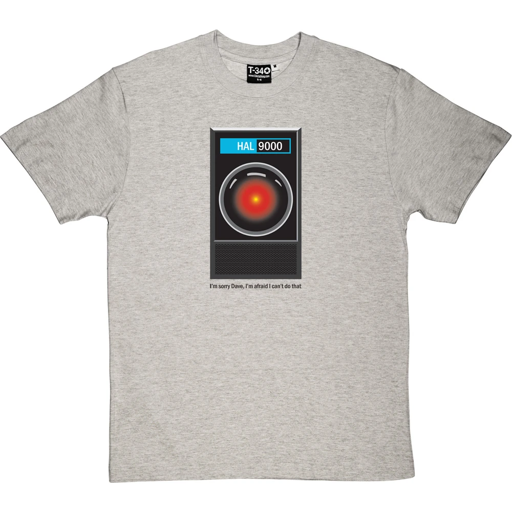 HAL9000: "I'm Sorry Dave" T Shirt T-Shirt 6 HAL9000: "I'm Sorry Dave" T Shirt T-Shirt - Image 6