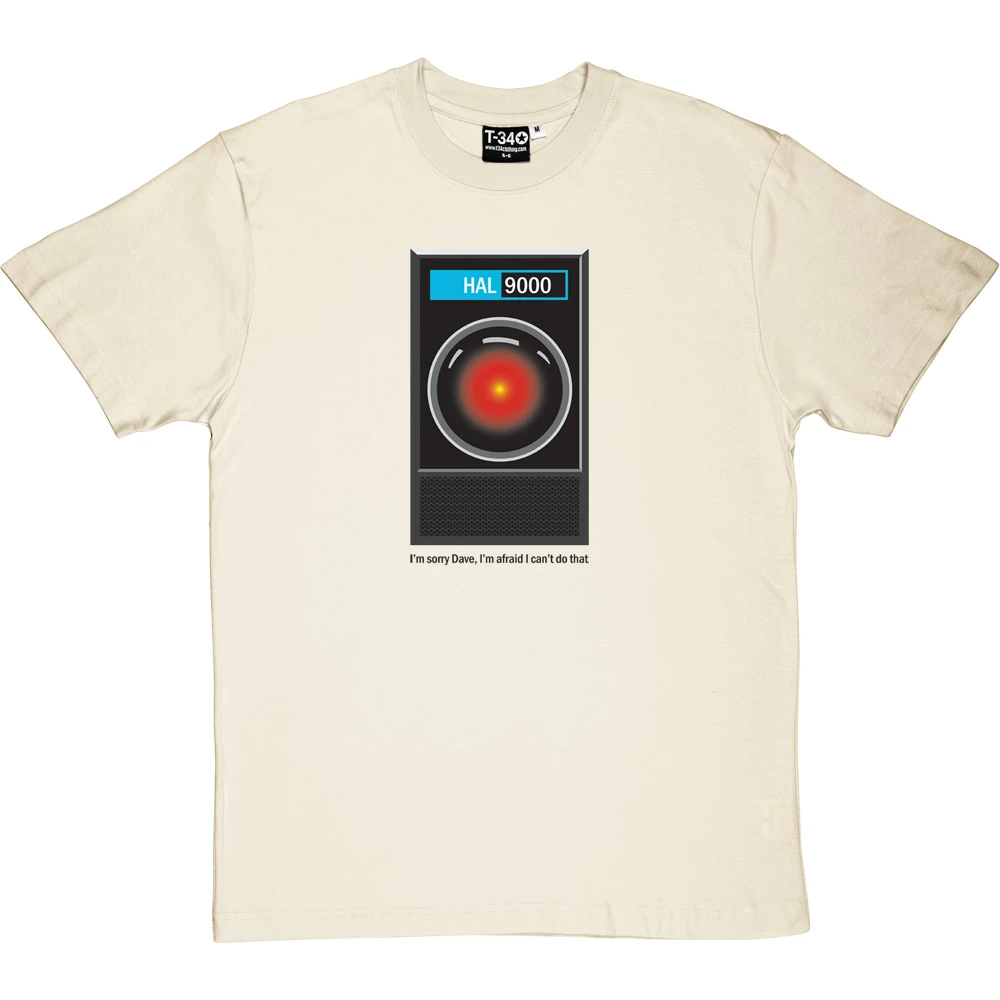 HAL9000: "I'm Sorry Dave" T Shirt T-Shirt 16 HAL9000: "I'm Sorry Dave" T Shirt T-Shirt - Image 16