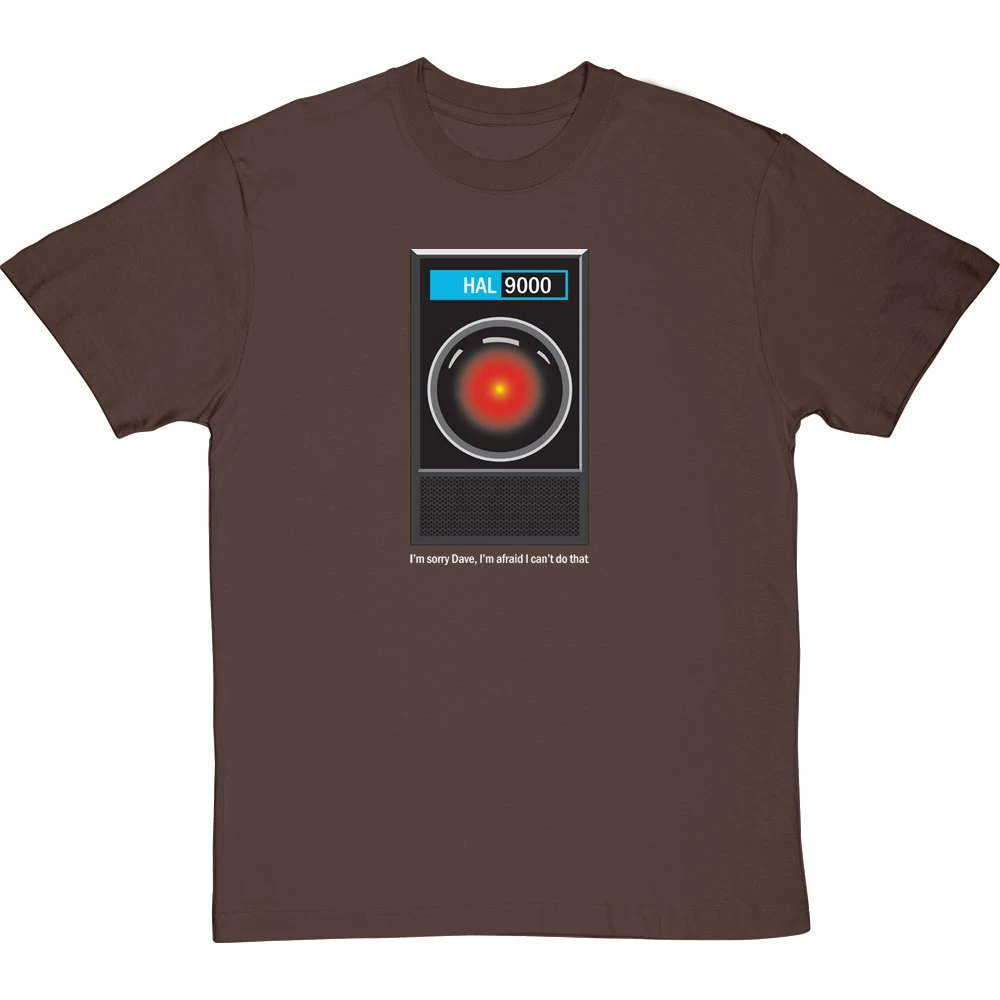 HAL9000: "I'm Sorry Dave" T Shirt T-Shirt 14 HAL9000: "I'm Sorry Dave" T Shirt T-Shirt - Image 14