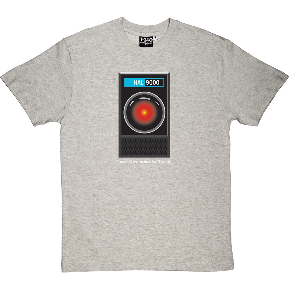 HAL9000: "I'm Sorry Dave" T Shirt T-Shirt 1 HAL9000: "I'm Sorry Dave" T Shirt T-Shirt