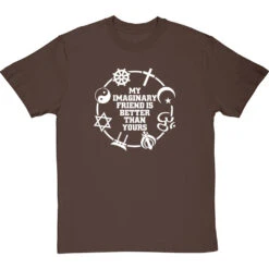 My Imaginary Friend Is Better Than Yours T-Shirt -ThinkWear Collective Sales imaginary friend tshirt 2 hazelnuttshirt