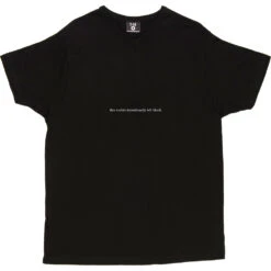 This T-Shirt Intentionally Left Blank -ThinkWear Collective Sales intentionallyleftblank 2 black mens v neck tshirt