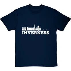 Inverness Landmarks T-Shirt -ThinkWear Collective Sales inverness landmarks tshirt 2 navybluetshirt