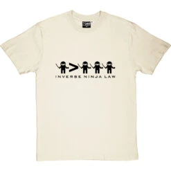 Inverse Ninja Law T-Shirt -ThinkWear Collective Sales inverse ninja law tshirt naturaltshirt