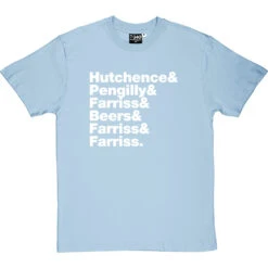 INXS Line-Up T-Shirt -ThinkWear Collective Sales inxs tshirt 2 skybluetshirt