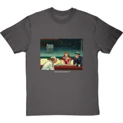 "Is He Still Out There?" T-Shirt -ThinkWear Collective Sales is he still out there tshirt 2 charcoaltshirt