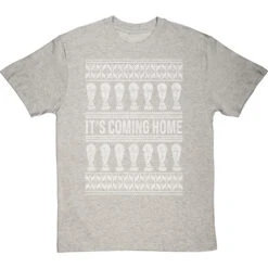 It's Coming Home Christmas Jumper T-Shirt -ThinkWear Collective Sales its coming home christmas jumper tshirt 2 lightoxfordtshirt
