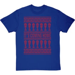 It's Coming Home Christmas Jumper T-Shirt -ThinkWear Collective Sales its coming home christmas jumper tshirt 5 royalbluetshirt