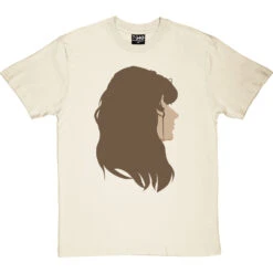 Janis Joplin Portrait T-Shirt -ThinkWear Collective Sales janis joplin profile tshirt naturaltshirt