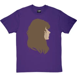Janis Joplin Portrait T-Shirt -ThinkWear Collective Sales janis joplin profile tshirt purpletshirt
