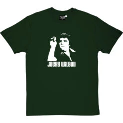 Jocky Wilson T-Shirt -ThinkWear Collective Sales jockywilson 8 bottlegreentshirt