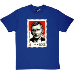 John Maclean Soviet Stamp T-Shirt -ThinkWear Collective Sales john maclean stamp tshirt royalbluetshirt