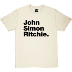 John Simon Ritchie T-Shirt -ThinkWear Collective Sales john simon ritchie tshirt 1 naturaltshirt
